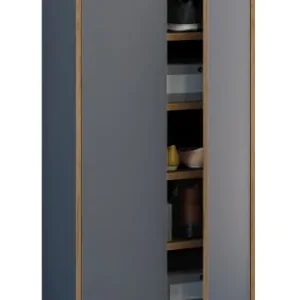 Jetzt Kaufen VCMXL Holz Großer Schuhschrank Schuhkommode Salia B60 in Anthrazit günstig kaufen | limango