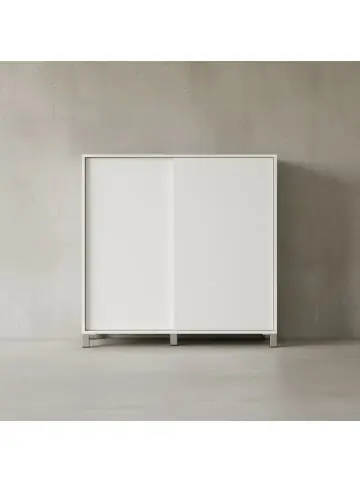 Nur Heute KADIMA DESIGN Schuhschrank FULDA: 20 Paar Schuhe, moderne Ablagefächer, Schiebetüren in Weiß günstig kaufen | limango