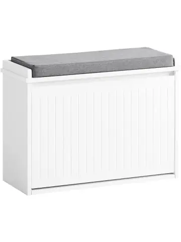 Mega-Angebot SoBuy Schuhkipper in Weiß - (B) 62 x (H)46 x (T)26cm günstig kaufen | limango