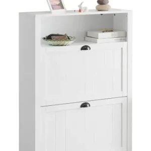 SoBuy Schuhschrank in Weiß - (B)80 x (H)110 x (T)24cm günstig kaufen | limango Highlight