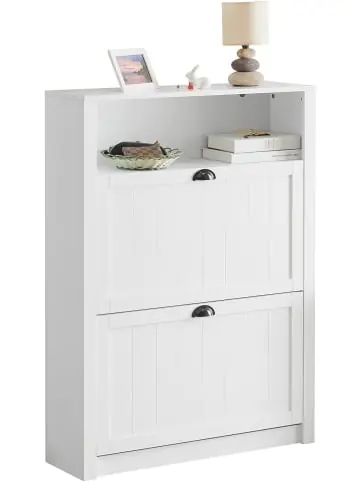 SoBuy Schuhschrank in Weiß - (B)80 x (H)110 x (T)24cm günstig kaufen | limango Highlight