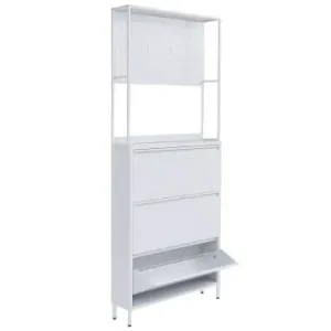 MCW Schuhschrank O86 3 Kippfächer, Weiß günstig kaufen | limango Begrenztes Angebot