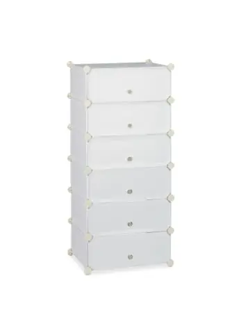 relaxdays Schuhschrank in Weiß - (B)49 x (H)107 x (T)37 cm günstig kaufen | limango Markenprodukt