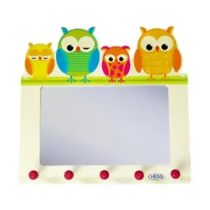 Jetzt Bestellen Hess HolzspielzeugGarderobe "Spiegel-Eulen" in Bunt günstig kaufen | limango