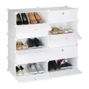 Saisonangebot relaxdays Schuhschrank in Weiß - (B)94 x (H)90 x (T)37 cm günstig kaufen | limango