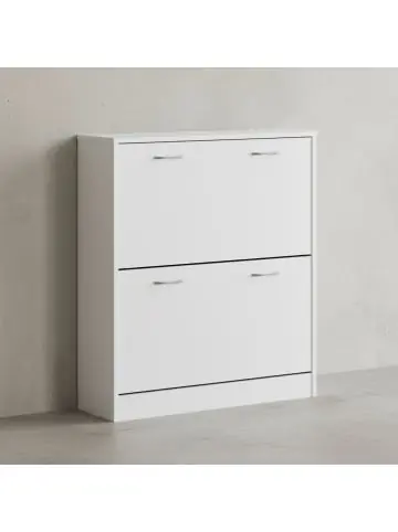 KADIMA DESIGN Schuhregal: 20 Paar Schuhe, Braun, 4 Schuhfächer, einfacher Aufbau in Weiß günstig kaufen | limango Kostenloser Rückversand