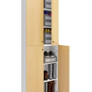 VCMXL Holz Großer Schuhschrank Schuhkommode Lona 6 in Weiß / Buche günstig kaufen | limango Günstig