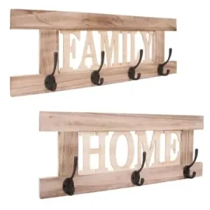 Solange Der Vorrat Reicht MCW 2er Wandgarderoben Set Zuhause+Familie, Naturbraun günstig kaufen | limango