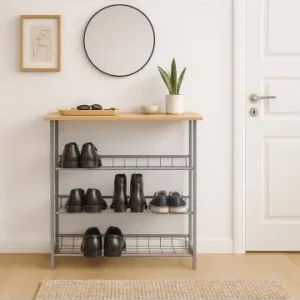 möbel-direkt Schuhregal Regal in alufarben günstig kaufen | limango Rabatt