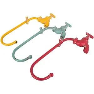 Anticline 3er-Set: Kleiderhaken in Gelb/ Hellblau/ Rot - (B)4 x (H)23 x (T)9 cm günstig kaufen | limango Preisknaller