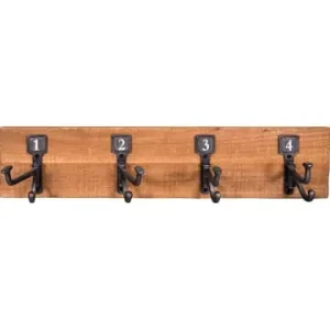 Zertifiziert Anticline Wandhaken in Schwarz/ Braun - (B)60 x (H)13 x (T)4,5 cm günstig kaufen | limango