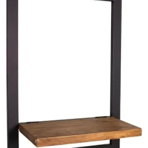 Sonderangebot Anticline Wandregal in Schwarz/ Natur - (B)48 x (H)68 x (T)24 cm günstig kaufen | limango