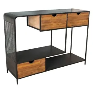 Anticline Schrank in Schwarz/ Hellbraun - (B)110 x (H)80 x (T)36 cm günstig kaufen | limango Versand Am Gleichen Tag