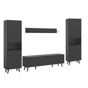 Sichere Zahlung ebuy24 Wandregal Linea Grau 331 x 40 cm günstig kaufen | limango