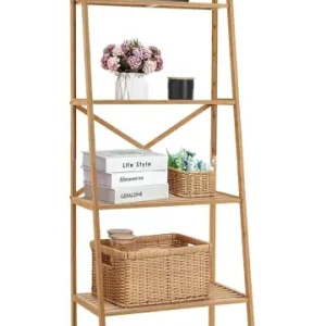 Zertifiziert COSTWAY Bücherregal 4 Ebenen in Gelb günstig kaufen | limango