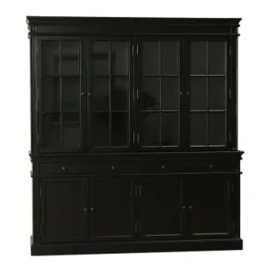 ebuy24 Vitrinenschrank Amaretta Schwarz 186 x 45 cm günstig kaufen | limango Rabatt