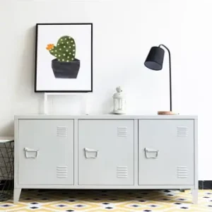 en.casa Sideboard Kotka in Weiß (H)58cm (B)113cm (T)40cm günstig kaufen | limango Kostenloser Versand