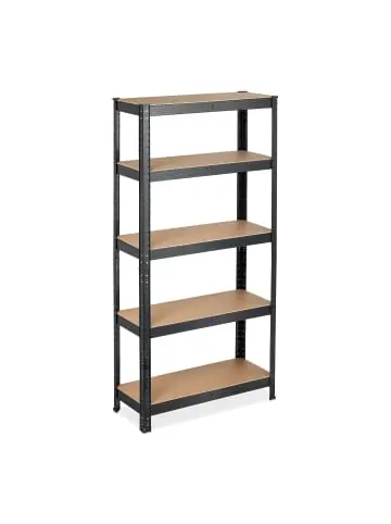 Neu Im Sortiment relaxdays 2 x Schwerlastregal in Schwarz - (B)75 x (H)150 x (T)30 cm günstig kaufen | limango
