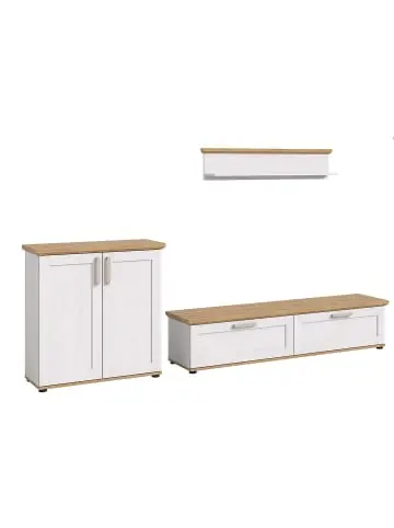 ebuy24 Regalsystem Verona (3-teilig) Weiß 260 x 40 cm günstig kaufen | limango Sichere Zahlung