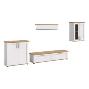 ebuy24 Regalsystem Verona (4-teilig) Weiß 336 x 40 cm günstig kaufen | limango Direktkauf
