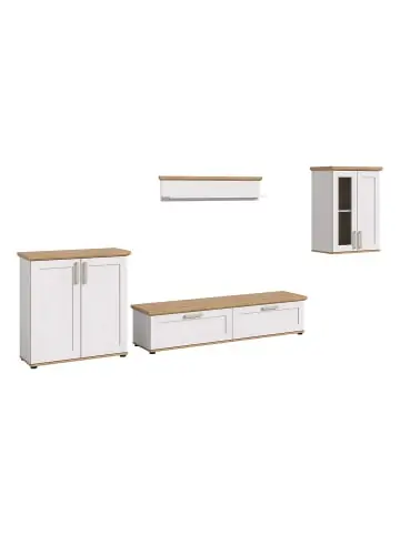 ebuy24 Regalsystem Verona (4-teilig) Weiß 336 x 40 cm günstig kaufen | limango Direktkauf