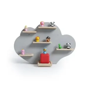 relaxdays Toniebox Regal "Wolke" in Grau - (B)61 x (H)40 x (T)17 cm günstig kaufen | limango Nur Heute