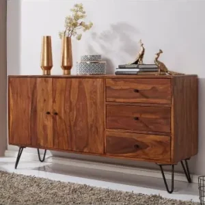 Heißes Angebot KADIMA DESIGN Sideboard WL5.629 Massivholz 145x75x40 cm Landhaus Kommode, günstig kaufen | limango