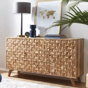 Direktkauf KADIMA DESIGN Sideboard REWA 140x78,5x40 cm Anrichte Massivholz Schrank günstig kaufen | limango