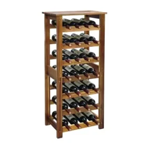 relaxdays Weinregal in Natur - (B)43 x (H)91,5 x (T)22 cm günstig kaufen | limango Preisknaller