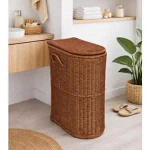 Nur Heute möbel-direkt Wäschekorb handgeflochten in braun günstig kaufen | limango