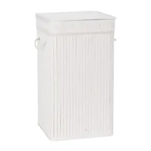 relaxdays Wäschekorb in Weiß - (B)36 x (H)63 x (T)36 cm günstig kaufen | limango Günstig