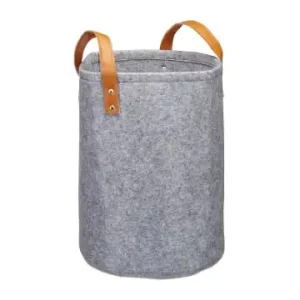 relaxdays Wäschekorb in Anthrazit - (H)45 x Ø30 cm günstig kaufen | limango Neue Kollektion