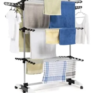 IDOMYA Essentials Wäscheständer ''Optima'' in Silber - (B)105 x (H)150 x (T)67 cm günstig kaufen | limango Nur Für Kurze Zeit