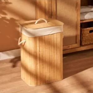 Günstig BELLA MAISON Wäschekorb ''Fonte'' in Beige - (B)40 x (H)61 x (T)30 cm günstig kaufen | limango