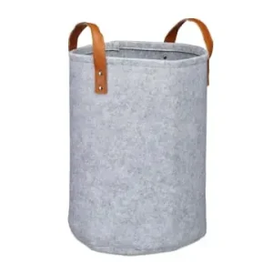 relaxdays Wäschekorb in Grau - (H)45 x Ø30 cm günstig kaufen | limango Kostenfreie Lieferung