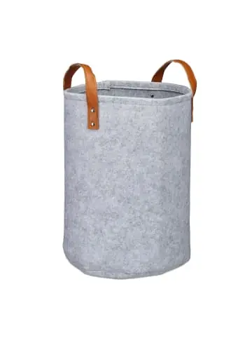 relaxdays Wäschekorb in Grau - (H)45 x Ø30 cm günstig kaufen | limango Kostenfreie Lieferung