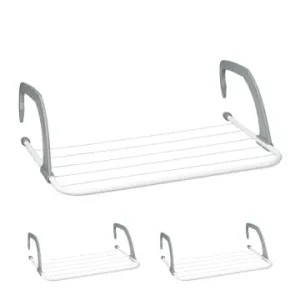 Sonderangebot relaxdays 3 x Wäscheständer in Weiß/ Grau - (B)51 x (H)16 x (T)51 cm günstig kaufen | limango