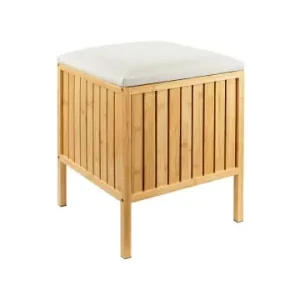 relaxdays Wäschekorb in Natur/ Creme - (B)39 x (H)52 x (T)39 cm günstig kaufen | limango Angebot