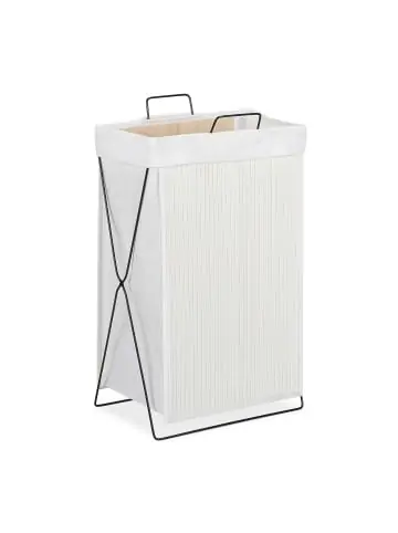 Kostenloser Versand relaxdays Wäschekorb in Weiß - (B)38x (H)61 x (T)22 cm günstig kaufen | limango