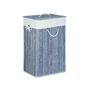 Abverkauf relaxdays Wäschekorb in Grau - (B)43,5 x (H)65,5 x (T)33,5 cm günstig kaufen | limango