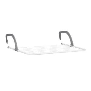 Preisreduziert relaxdays Hängetrockner in Weiß/ Grau - (B)63 x (H)15 x (T)67 cm günstig kaufen | limango