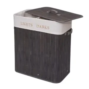 Kostenfreie Lieferung MCW Wäschekorb C21, Dunkelgrau günstig kaufen | limango