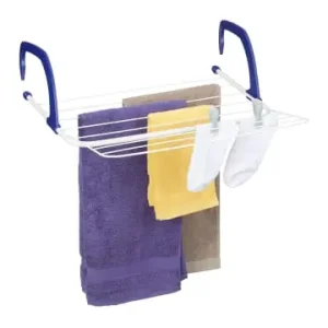 relaxdays Hängetrockner in Weiß/ Blau - (B)51 x (H)15,5 x (T)73 cm günstig kaufen | limango Super-Preis