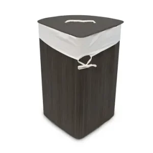 Direkt Vom Hersteller relaxdays 2 x Eckwäschekorb in Schwarz - (B)49,5 x (H)65 x (T)37 cm günstig kaufen | limango