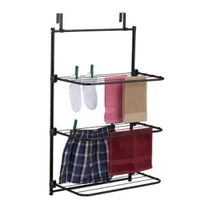 Markenprodukt relaxdays Wäscheständer in Schwarz - (B)58 x (H)95 x (T)31 cm günstig kaufen | limango
