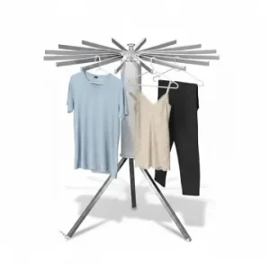 relaxdays Wäscheständer in Weiß/ Silber - (H)121 x Ø112 cm günstig kaufen | limango Mega-Angebot