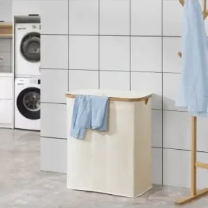 en.casa Wäschekorb Rusko in Beige (H)69cm (B)57cm (T)37cm (V)140l günstig kaufen | limango Kostenloser Rückversand