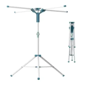 Solange Der Vorrat Reicht relaxdays Wäscheständer in Weiß/ Blau - (H)200 x Ø120 cm günstig kaufen | limango