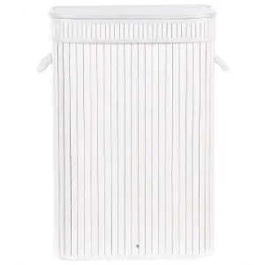 Saisonangebot Beliani Wäschekörbe KALUTARA in Weiß - (W) 40 x (H) 60 x (L) 30 cm günstig kaufen | limango