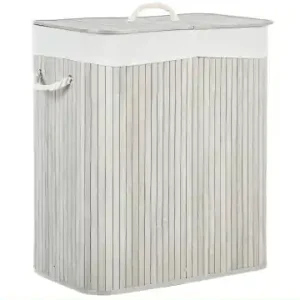 Beliani Wäschekörbe KANDY in Grau - (W) 50 x (H) 60 x (L) 30 cm günstig kaufen | limango Top-Preis